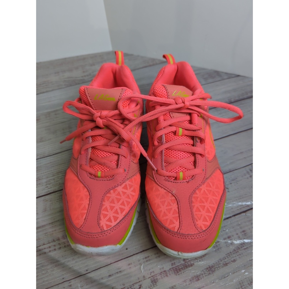 L.A Gear Running Shoes Womens 7  Neon  Orange/Pink  Running Rachel LA12R517B-1